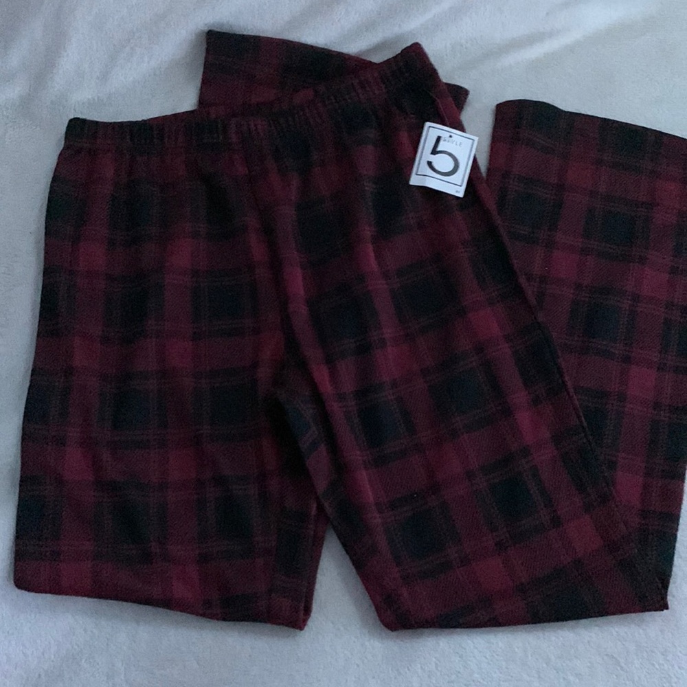 Plaid pj pants
